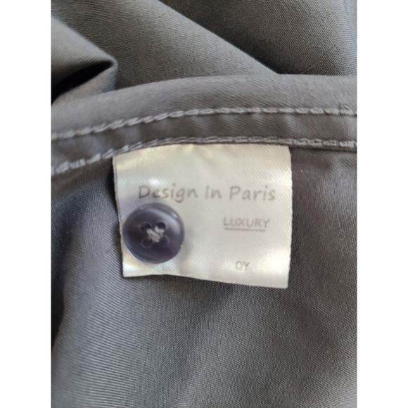 Siliteelon Button Up Longsleeve Women's Top S‎ Gray - Picture 4 of 5